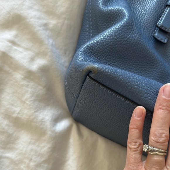 Kate Spade Blue Leather Handbag - Picture 6 of 10